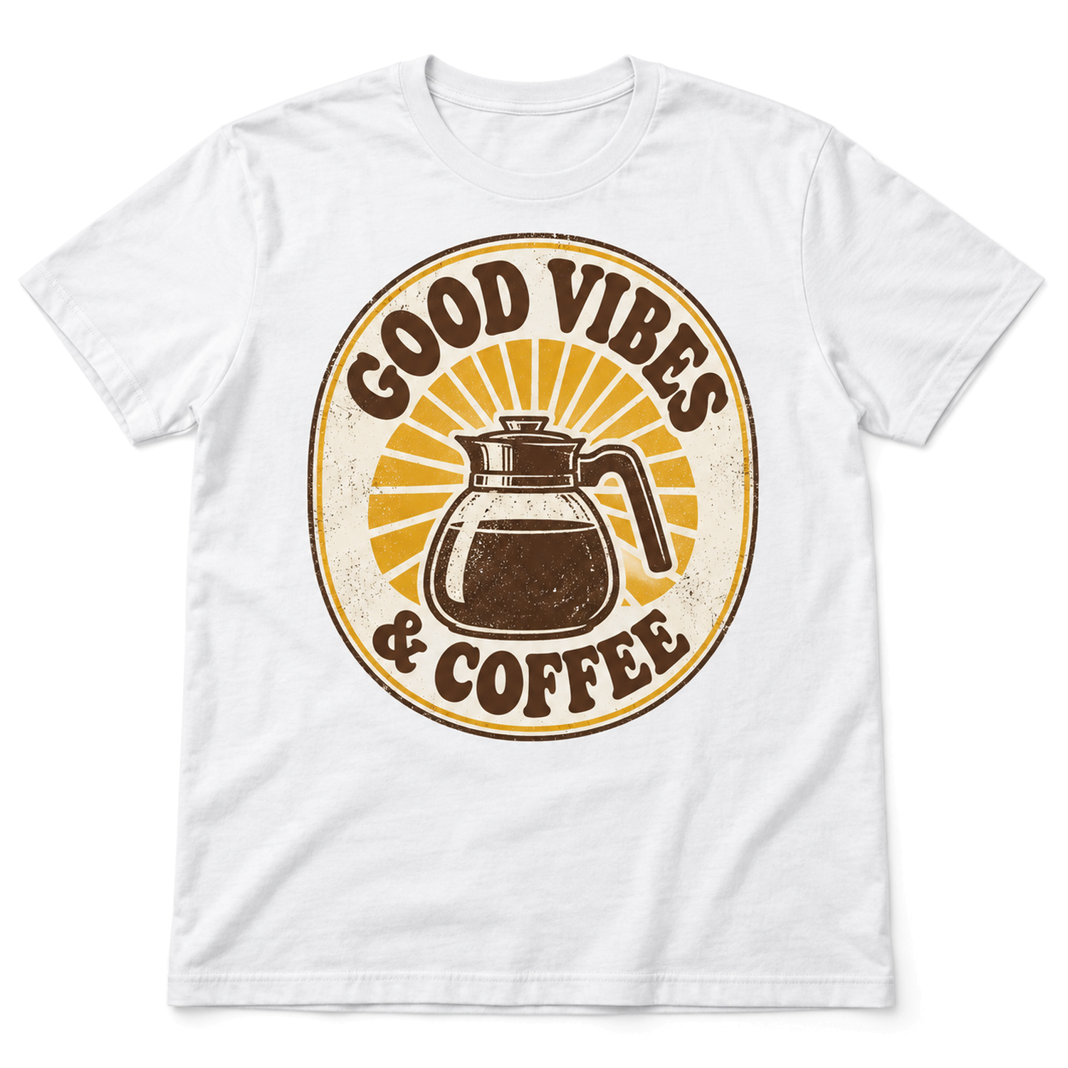 Good vibes and coffee T-shirt 2