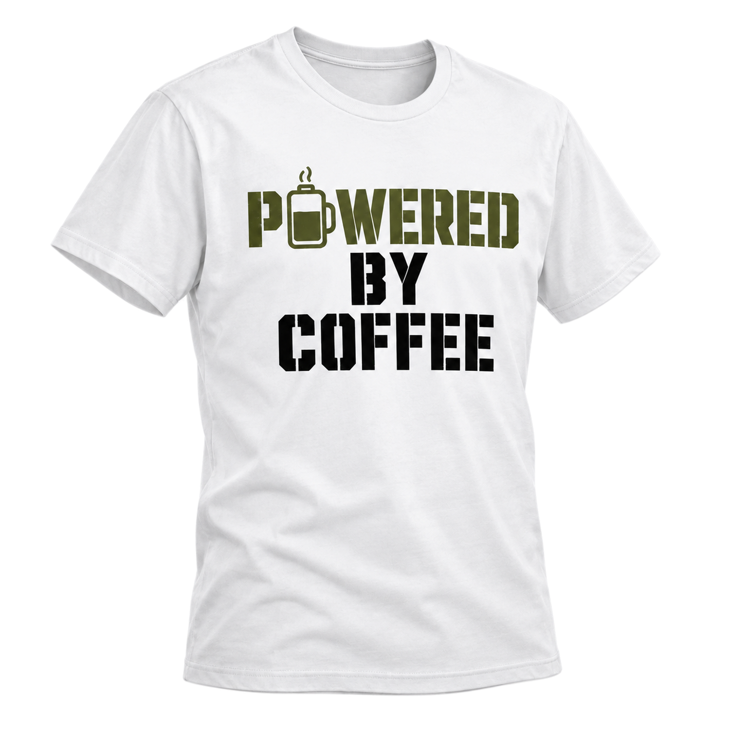 Powered by Coffee T-shirt 4