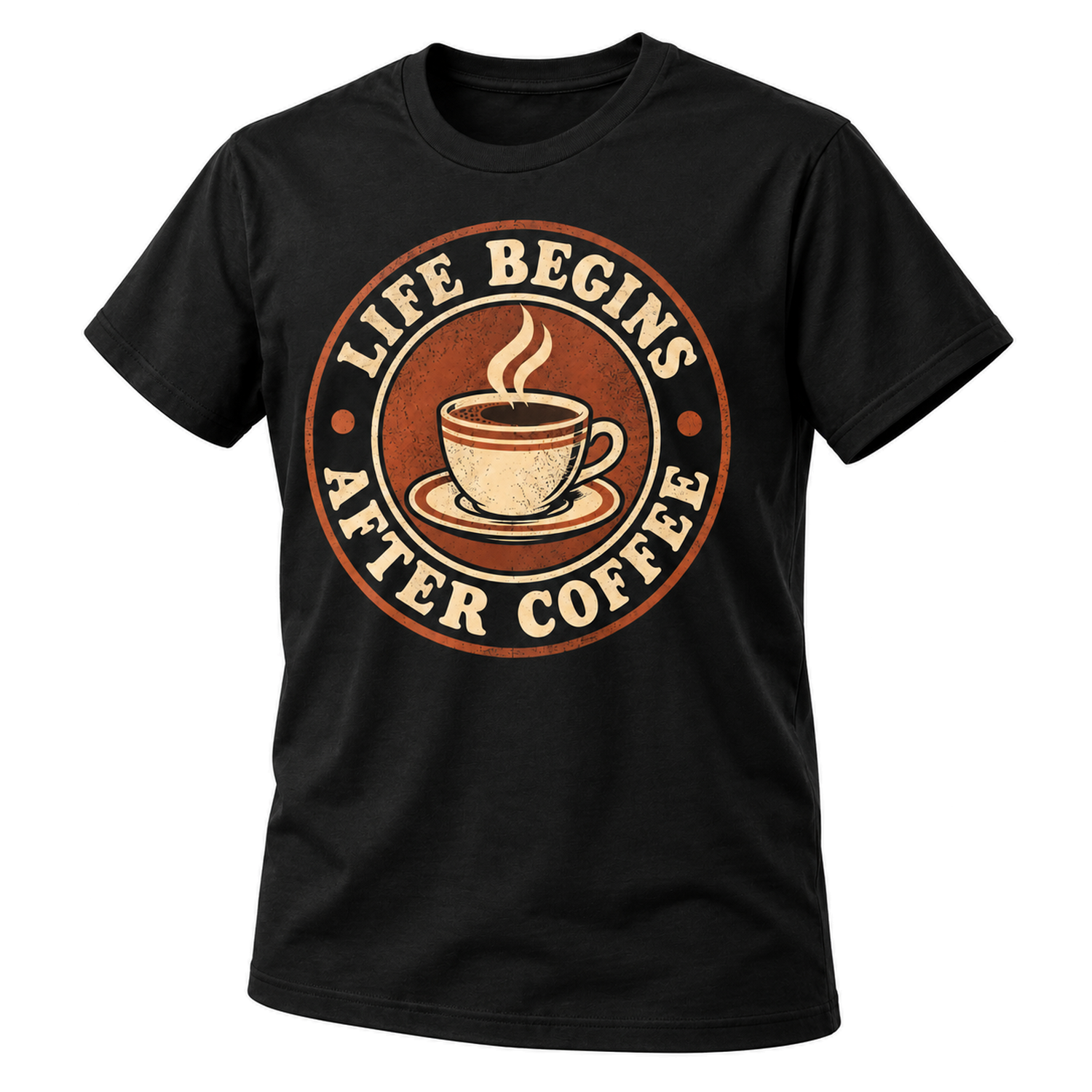 Life begins after coffee T-shirt 4