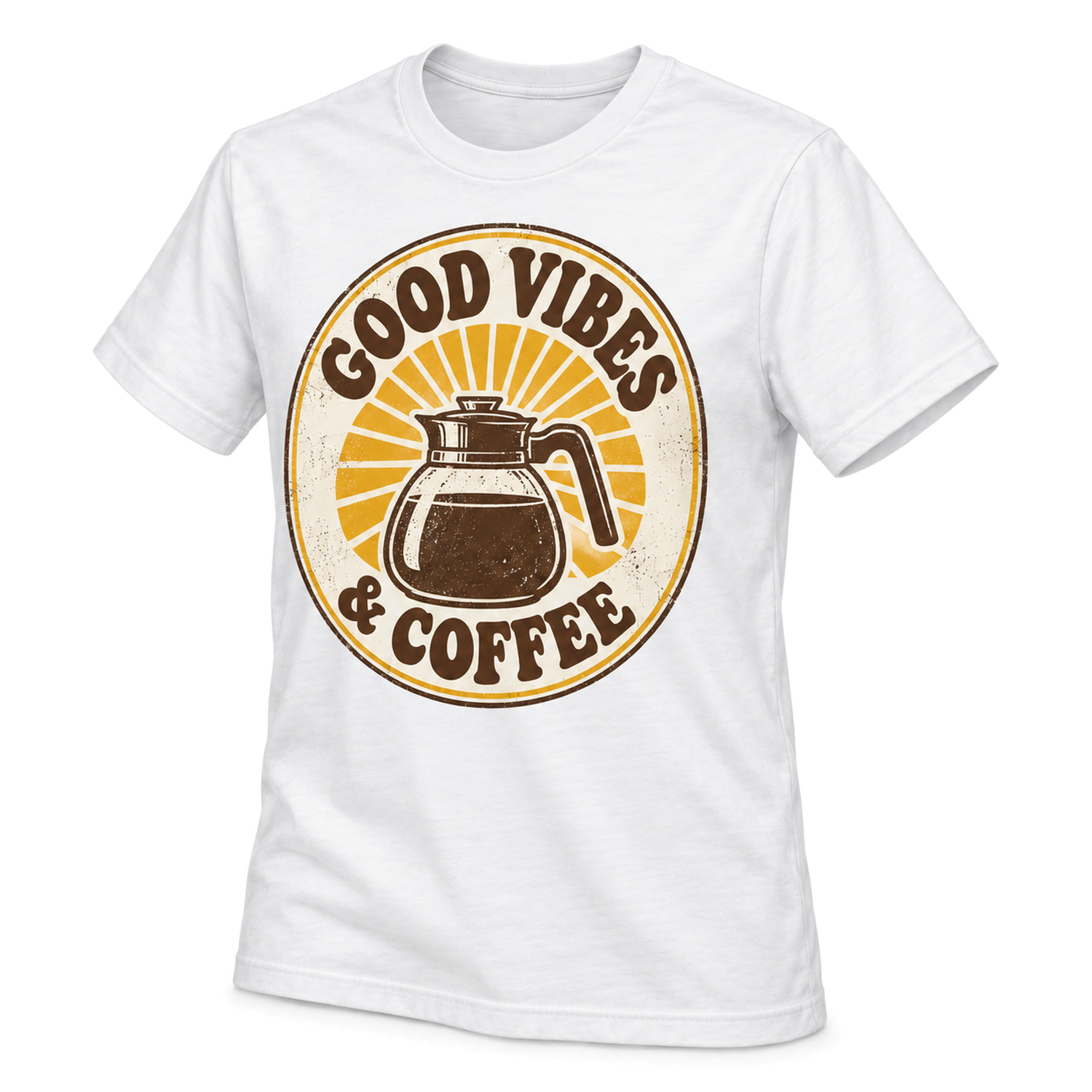 Good vibes and coffee T-shirt 4