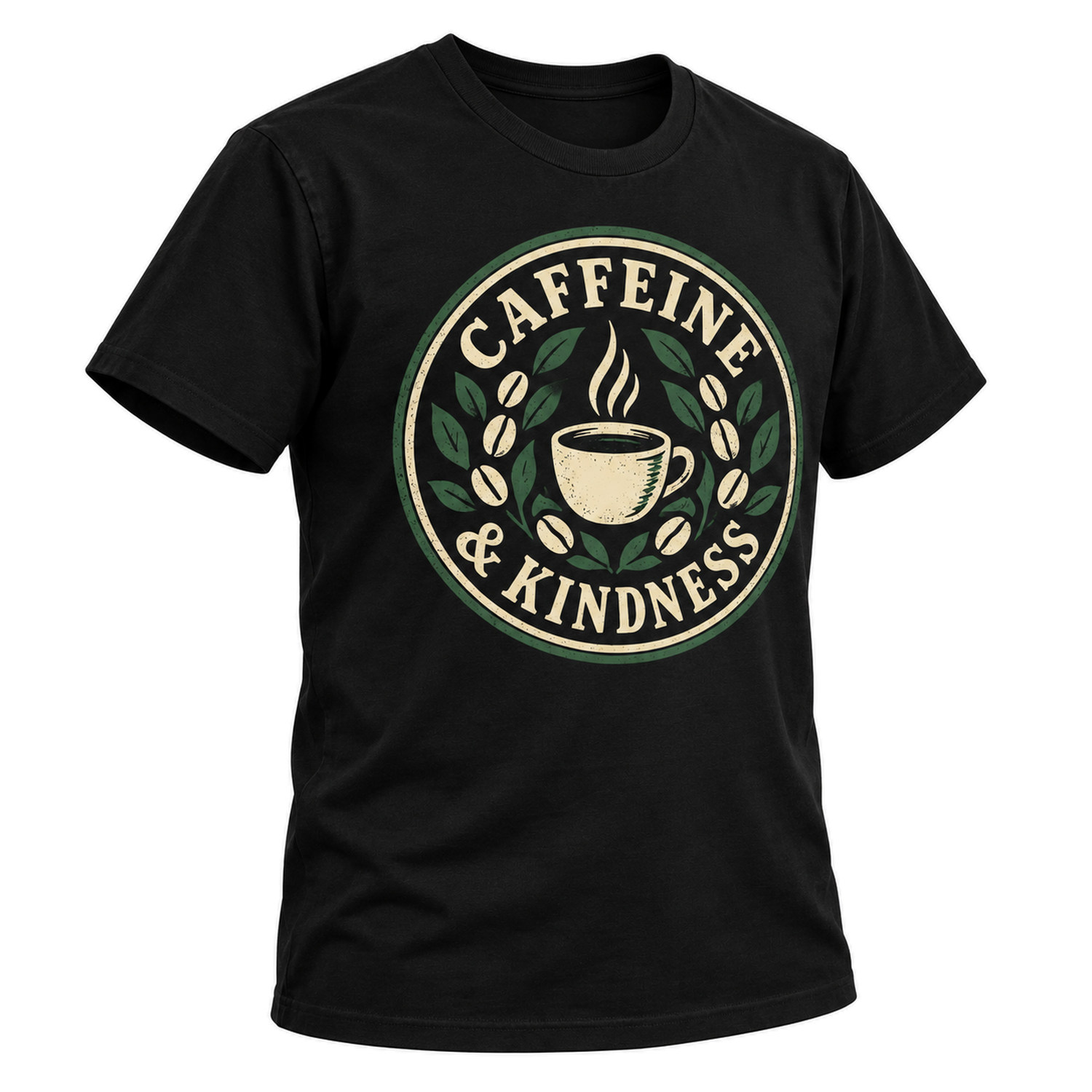 Caffeine and kindness T-shirt 4