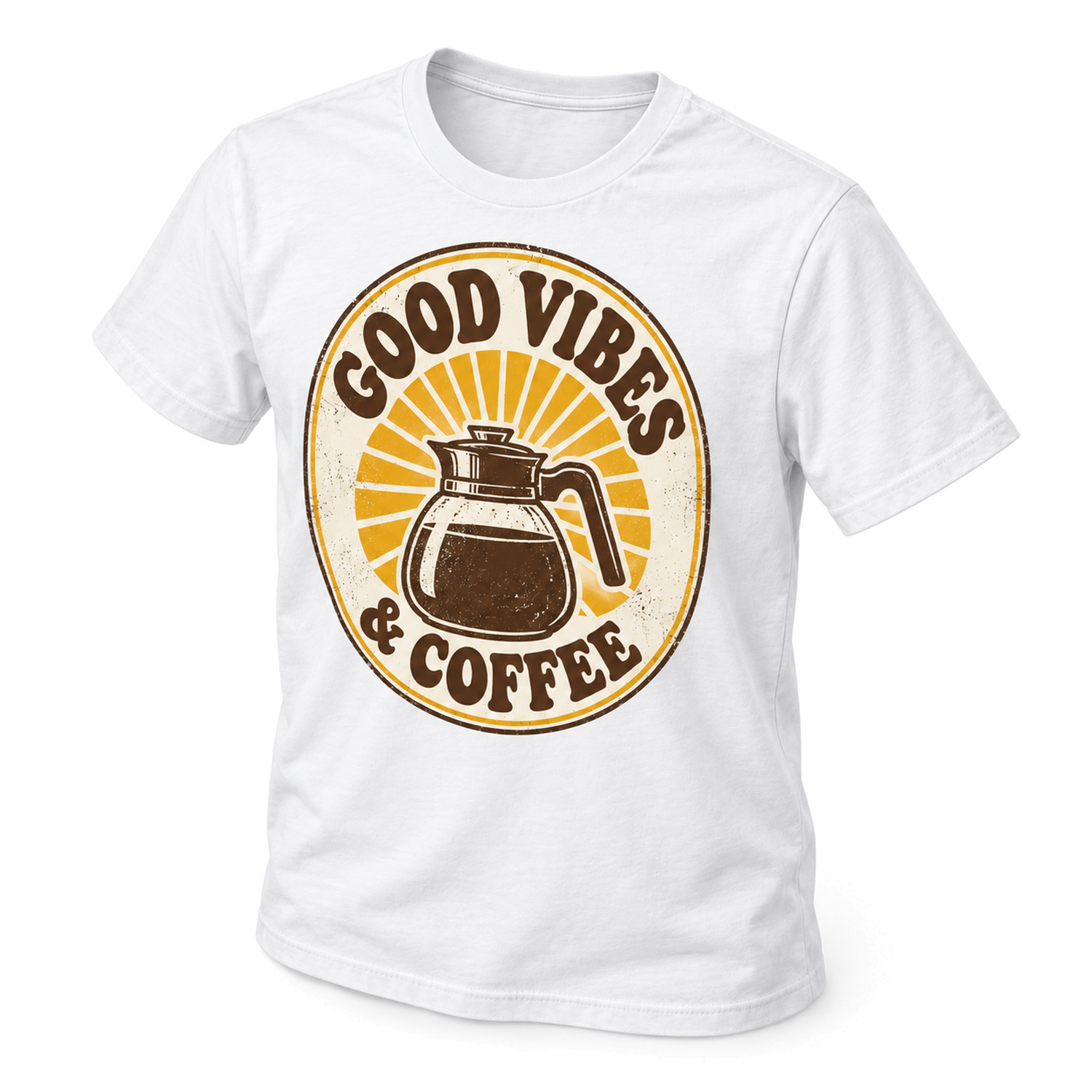 Good vibes and coffee T-shirt